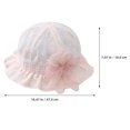 thumbnail image 2 of YSNOOWE Cute Pink Lace Bucket Hat for Toddlers Sun Protection and Decor, 2 of 5