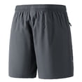 thumbnail image 5 of Hurxie Men Swim Trunks Gym Shorts with Mesh Liner Zipper Pocket Quick Dry Breathable for Workout Runing Beach Pool Gray,S, 5 of 6
