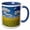 Blue/White, variant on 3drose, Usa, Washington State, Palouse. Canola Fields, 11oz Mug