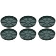 thumbnail image 1 of Unique Bargains Plant Pot Saucers 6 Inch, 6 Pack Plastic Round Plant Pot Flower Drip Tray, Green, 1 of 6