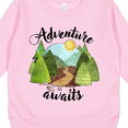 thumbnail image 3 of Inktastic Adventure Awaits Woodland Trail Toddler Sweatshirt, 3 of 4