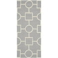 thumbnail image 5 of SAFAVIEH Cambridge Joyce Geometric Shapes Wool Area Rug, Silver/Ivory, 9' x 12', 5 of 9