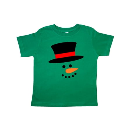 

Inktastic Snowman with Top Hat and Carrot Nose Gift Toddler Boy or Toddler Girl T-Shirt