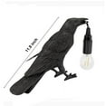thumbnail image 5 of HomChum Raven Table Lamp, Resin Bird Design Table Lamps Creative Night Light with Plug-in Cord Living Room Bedside Lights Aisle Restaurant Home Decor (Black), 5 of 9
