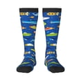 thumbnail image 1 of Balery Submarines And Whales Calcetines novedosos Calcetines deportivos Calcetines hasta la rodilla Calcetines de algodón Calcetines originales y geniales, 1 of 6