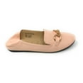 thumbnail image 3 of Victoria K Women's Foldover Quilted Gold Chain Ballerina Flats, 3 of 6