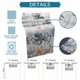 thumbnail image 6 of Octopus Coastal Table Runner 72 Inches, Summer Beach Coral Starfish Grey Wooden Bed Runner Dresser Scarves Tabletop for Indoor Outdoor Parties/Ceremony/Banquet, 16" x 72", 6 of 9