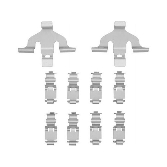 Front Brake Hardware Kit - Compatible with 2017 - 2021 Audi Q7 2018 2019 2020 2022