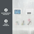 Better Homes & Gardens Clear Heavyweight PEVA Shower Liner with Pockets