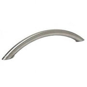 Omnia 9450-128.32D 5 in. Center to Center Arched Cabinet Pull, Satin Stainless Steel