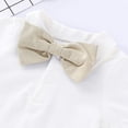 thumbnail image 4 of LWNYDPLSD Wedding Ring Bearer Outfits for Baby Boy Suit Newborn Boy Vest Short Sleeve Bowtie Shirt Suspender Summer Gentleman Shorts Wedding Graduation Dress Party Sets Infant Boy Clothes, 4 of 8