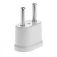 thumbnail image 4 of US to EU Euro Europe Plug Adapter 2 Round Socket Converter - White, 4 of 6