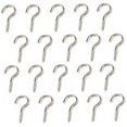 thumbnail image 3 of FUTUREORYY 100Pcs Outdoor Screw Hooks Silver Metal for Home Improvement Projects, 3 of 8