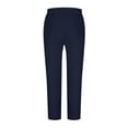 thumbnail image 4 of Handshe Men's Stylish Versatile Casual Pants with Elastic Waistband Solid Color Pockets Comfortable Everyday Wear,Plus Size, 4 of 6