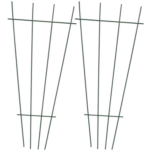 2Pcs Plant Trellis Vine Metal Support Outdoor Plants Climbing Holder Rack for Yard