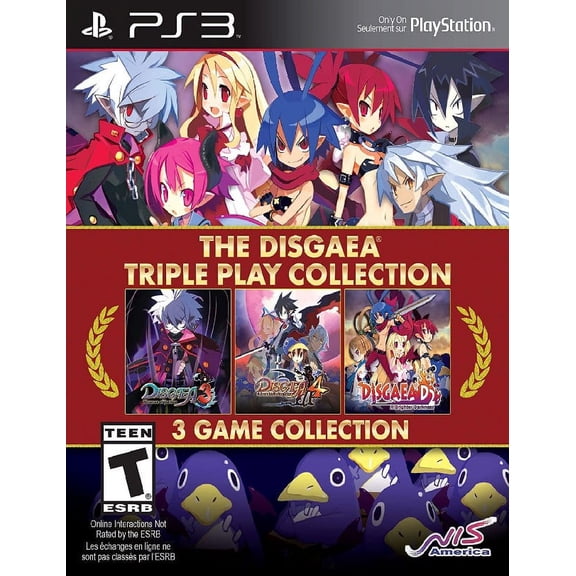 Restored Disgaea Triple Play Collection (Playstation 3, 2015) RPG Game (Refurbished)