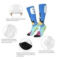 thumbnail image 3 of Masiiu Bluey Print Adult Crew socks, Comfortable Novelty Colorful Patterned, Breathable, Stylish Colorblock for Men Women, 3 of 6