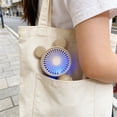 thumbnail image 4 of Portable Fan Rechargeable Mini Usb Handheld Fan with Base 3 Wind Speed Settings Compact for Outdoor Travel and Student Use, 4 of 7