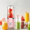 thumbnail image 4 of Mini Blender, Personal Blender, USB Rechargeable Portable Blender with 6 Blades for Shakes, Smoothies, Juices, Travel, Sports, Outdoors, 4 of 6