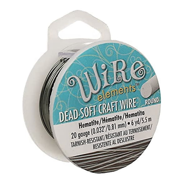 The Beadsmith 12-Gauge Anodized Aluminum Wire for Jewelry Making, Metal Wire for Wrapping (Red)