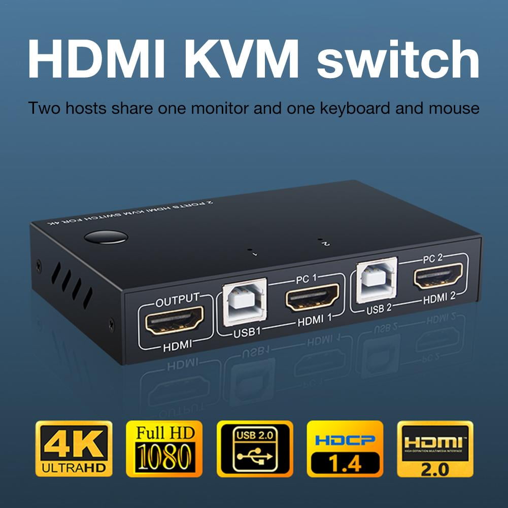 KVM HDMI Switch USB Switch Hub 4K HDMI 