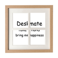 thumbnail image 1 of deskmate take a hand b me happiness Frame Wall Tabletop Display 4 Openings Picture, 1 of 3
