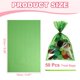 thumbnail image 2 of Bolsas de regalo transparentes Uxcell con lazos de torsión, bolsas de plástico para galletas, caramelos, empaque de panadería, verde, 2 of 7