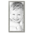 thumbnail image 2 of ArtToFrames 19" x 39" Classic Silver Picture Frame, 19x39 inch Silver Wood Poster Frame (WOM-4926), 2 of 7
