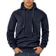 thumbnail image 3 of MHFRRA Sudadera con Capucha de Manga Larga para Hombre, Estilo Informal, Deportivo, Holgado, de Color Liso Marina de guerra, 3 of 8