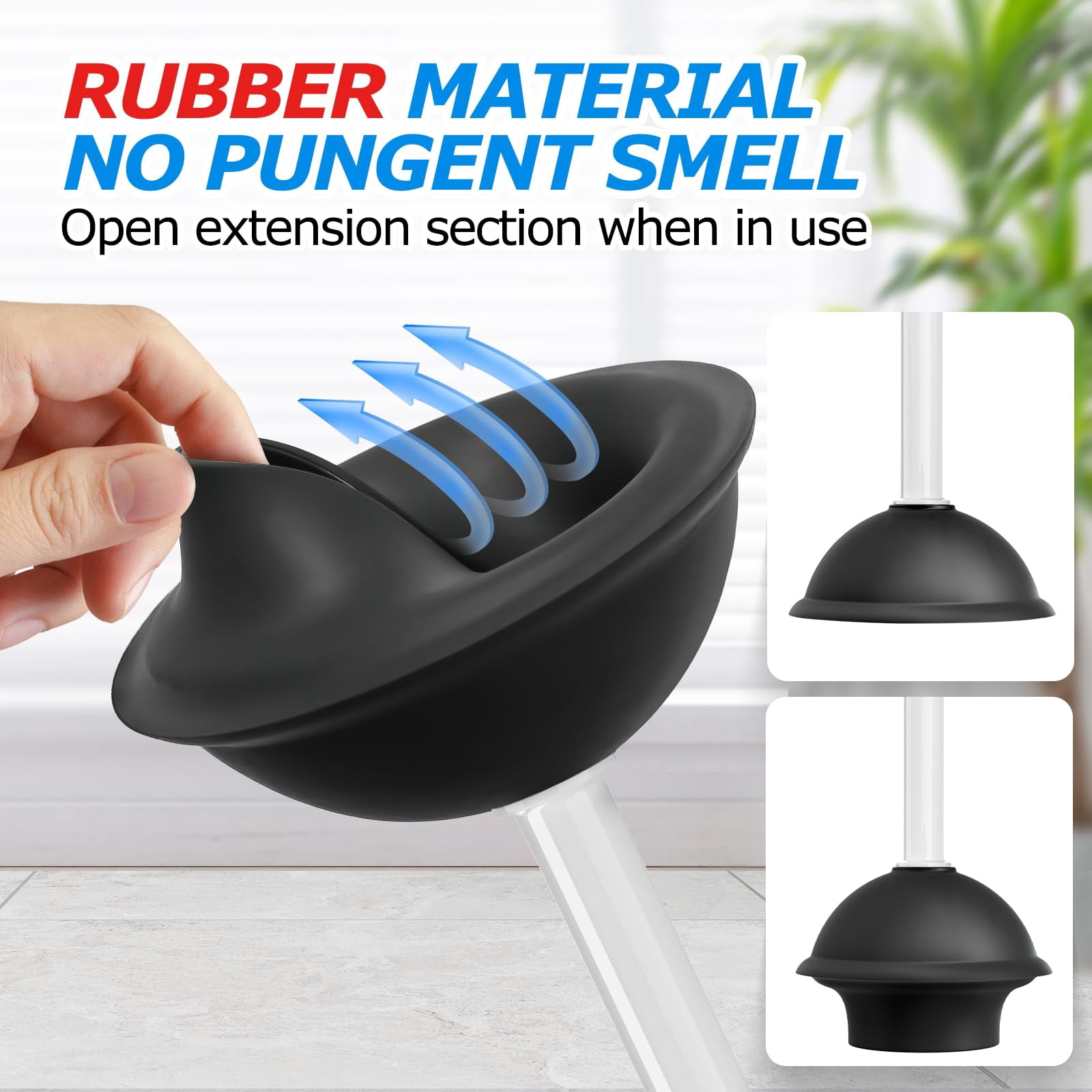 2-in-1 toilet plunger and brush set, extended handle plunger, toilet brush and plunger set, bathroom cleaning tools, toilet brush and plunger combination, cleaning brush, bathroom cleaning supplies.