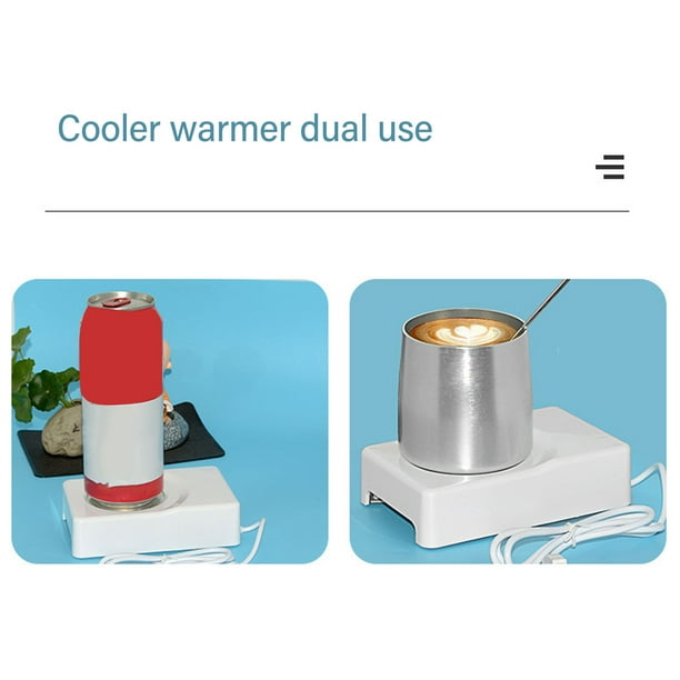 Heater Cooler Drink Cooling Pad Mug Heating Cooling Pad, One
