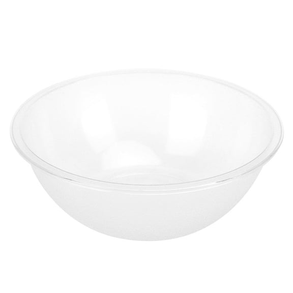 Yajisi Large Round Clear Acrylic Serving Bowls Salad Fruit Buffet Container Dishes Tableware for Party Event Catering Heavy Duty Thickened Round Basin 12 Inches Break Resistant Food Container