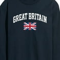 thumbnail image 3 of Instant Message - Great Britain Flag - Men's Long Sleeve T-Shirt, 3 of 6