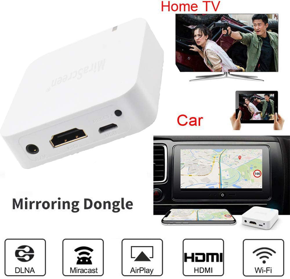 Screen iPhone Android Mirroring Car Stereos DLNA Airplay WIFI Mirabox Miracast 