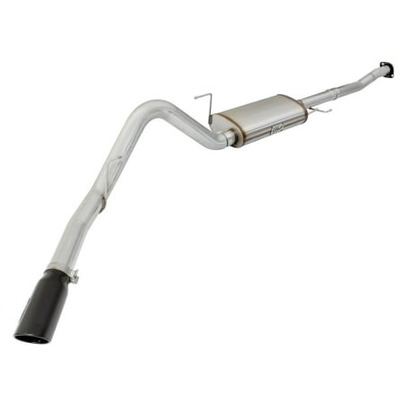 aFe MACHForce XP SS Exhaust 3in to 3.5in Cat-Back w/ Black Tip 15 Ford F-150 EcoBoost V6 (Best Exhaust For F150 Ecoboost)