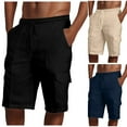 thumbnail image 7 of Mens Casual Shorts - Workout Black Quick Dry Basketball Shorts Summer Beach Shorts Gym Shorts Men's Shorts Casual Summer Shorts Casual Short Pants Gym Shorts, 7 of 7