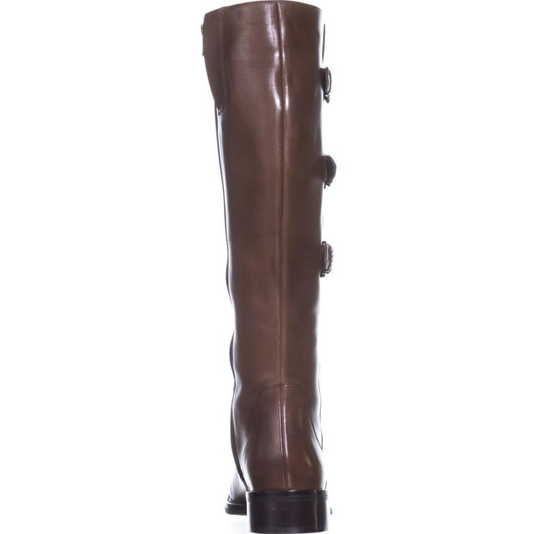 Womens ECCO Hobart Flat Comfort Riding Boots Cognac