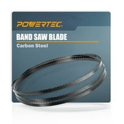 POWERTEC 1PK 56-7/8 Inch Bandsaw Blades, 1/4" x 6 TPI Band Saw Blades for Sears Craftsman, Shopcraft, and Duracraft 3-Wheel Band Saw for Woodworking, 13211