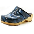 thumbnail image 2 of BJORK Maja Wood Printed Leather Clogs (Agata - EU37), 2 of 9