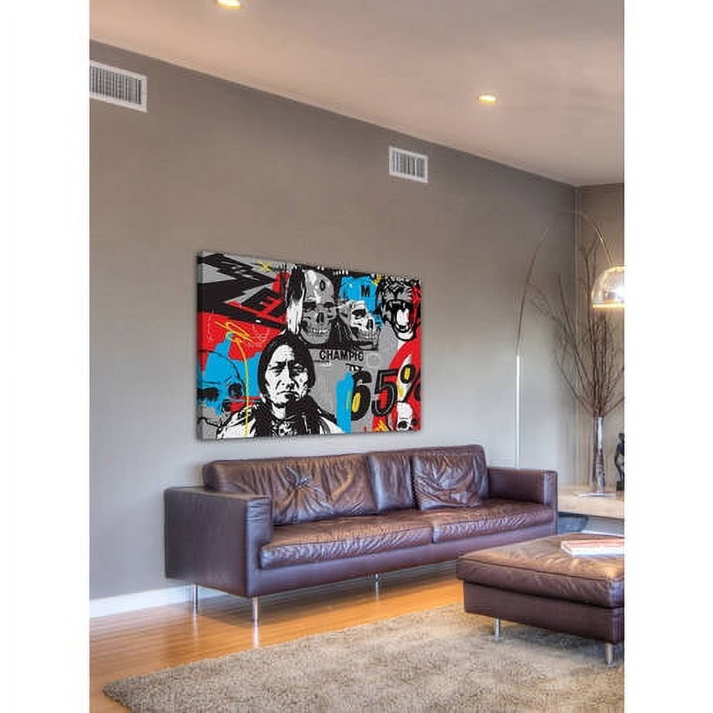 Marmont Hill "Out West I" by Josh Ruggs Painting Print on Wrapped Canvas