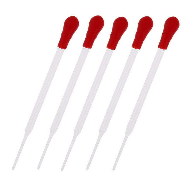 Pipetas de Transferencia de 5 Piezas Pipetas de Aceites Esenciales / Suministros de Laboratorio shamjiam Gotero de pipeta