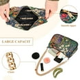 thumbnail image 2 of FORMRS Womens Shoulder Bag with Chain Strap Clutch Purse Cute Tote Handbag, White Floral Garden, 2 of 7