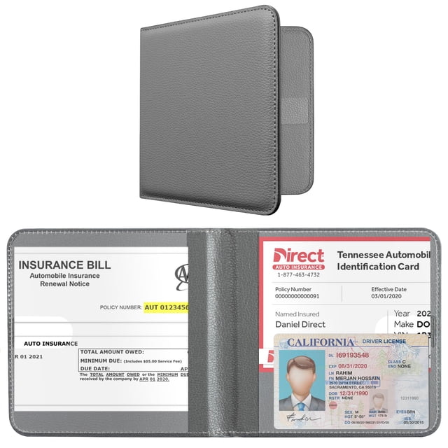 Titular del seguro y registro del automóvil CoBak Gray