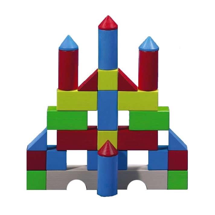 colored building blocks