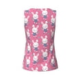 thumbnail image 6 of Goofa Rabbit Holding Flowers Printed Womens Workout Tops for Women Sleeveless Yoga Shirts Athletic Running Tank Tops Sleeveless Gym Clothes Workout Apparel-X-Large, 6 of 9
