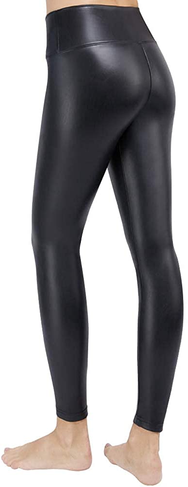 Faux Leather Leggings for Women High 