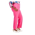 thumbnail image 3 of KASPER Womens Pink Zippered Hook And Bar Closure Straight leg Pants Plus 16W, 3 of 4