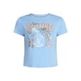 thumbnail image 5 of Disney Eeyore Women's Floral Graphic Baby Tee, Sizes XXS-XXL, 5 of 5