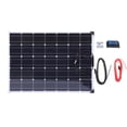 thumbnail image 2 of Panel solar flexible, control de carga pwm con puertos usb duales y pantalla lcd, resistencia al clima, paneles de 152w para bota de autocaravana, Batería del automóvil, 2 of 7