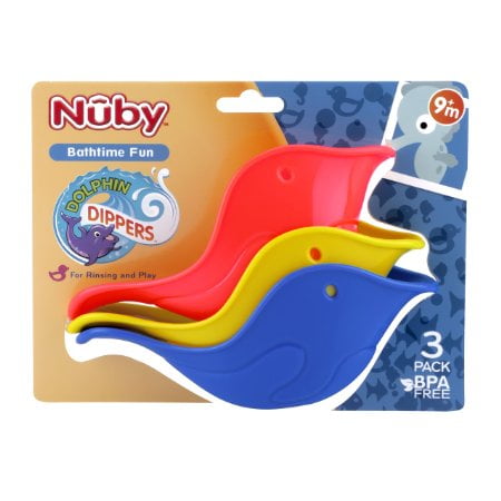 Nuby 3-Pack Dauphin Dippers Scoops de Bain